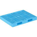■サンコー プラスチックパレット 815430 パレットR2-1114-6 ライトブルー〔品番:81543001BL510〕【6345775:0】[送料別途見積...