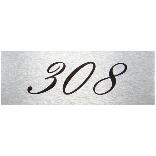 ■光 テーブルナンバー 308 アルミ〔品番:ZX308〕【6442235:0】[送料別途見積り][掲外取寄][店頭受取不可]