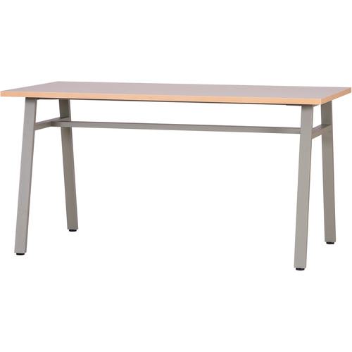 ■DAISHIN ワークショップファニチャー 作業テーブル ハイタイプ グリーン〔品番:WSHT1809G〕【6514723:0】[法人・事業所限定][外直送元][店頭受取不可]