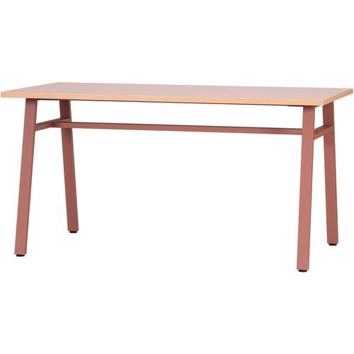 ■DAISHIN ワークショップファニチャー 作業テーブル ハイタイプ テラコッタ〔品番:WSHT1809TR〕【6514724:0】[法人・事業所限定][外直送元][店頭受取不可]