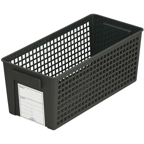 ■inomata トリムバスケット スリムブラック〔品番:4670BLK〕【6514956:0】[店頭受取不可]