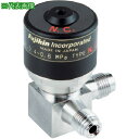 ■Fujikin SUS鋼製自動ダイレクトダイヤフラムバルブ_1MPa_FPR-NDCR-71〔品番:FPRNDCR719.52〕【6533608:0】[送料別...