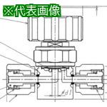 ■Fujikin SUS鋼製ダイレクトダイヤフラムバルブ_1MPa_FUND-71G〔品番:FUND71G9.522...