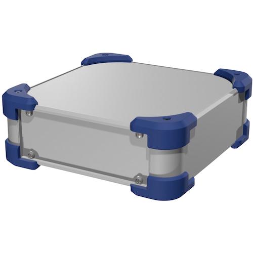 ■タカチ コーナーガード付EMCシールドケース〔品番:AUGE883616SN〕【6542764:0】[法人・事業所限定][外..