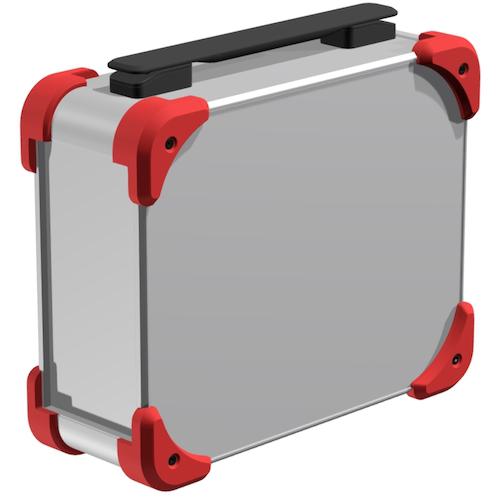 ■タカチ コーナーガード付キャリングケース〔品番:AUGH443025SRB〕【6542792:0】[法人・事業所限定][外直送元][店頭受取不可]