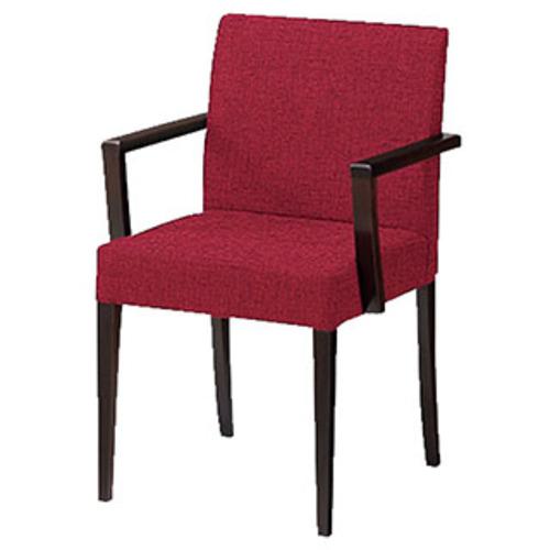 ■NAIKI ミーティングチェアー(肘付) E390型〔品番:E391FM8RE〕【6561216:0】[送料別途見積り][掲外取寄..