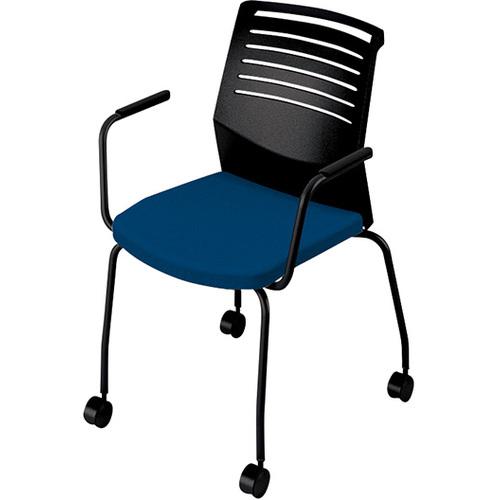 ■NAIKI ミーティングチェアー(肘付) E290型 オセディア osedia〔品番:E291FCB1POB〕【6564363:0】[送料..
