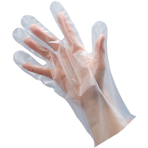 ■プロプラス バイオマス手袋PE クリア箱入 100枚入 L〔品番:LPE0141SETBL〕【6576908:0】[送料別途見積..