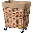 ■グリーンクロス 脱衣かご WILLOW LAUNDRY BASKET With CASTER 34L BE〔品番:6300054606〕【6584123:0】...