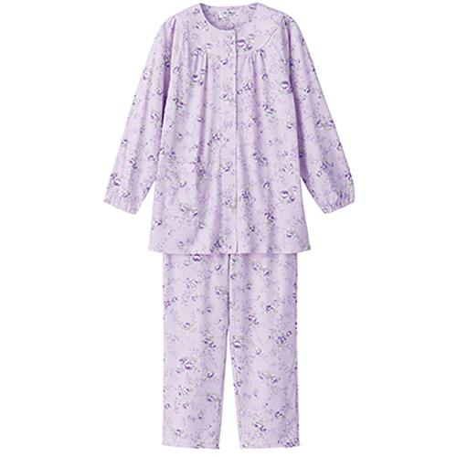 ■グリーンクロス ワンタッチパジャマ 着替え簡単 動きやすい ウエスト調節可 婦人用 PU S〔品番:630005..