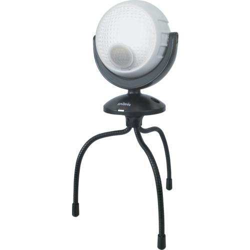 ■大進 らくらくセンサーライト 三脚〔品番:DLBN600A2〕【6592215:0】[店頭受取不可]