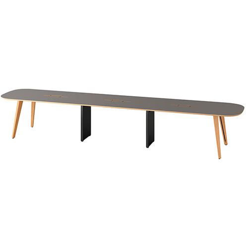 ■NAIKI ワークテーブル(配線付) KLW型 リレイユ relayu〔品番:KLW4409HNGLG〕【6595897:0】[送料別途見積り][法人・事業所限定][外直送][店頭受取不可]