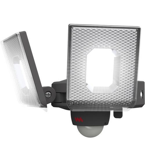 ■musashi 7.5W×2灯スライド型 LEDセンサーライト〔品番:LEDAC2014〕【6596809:0】[店頭受取不可]