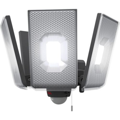 ■musashi 12.5W×4灯スライド型 LEDセンサーライト〔品番:LEDAC4000〕【6596821:0】[店頭受取不可]