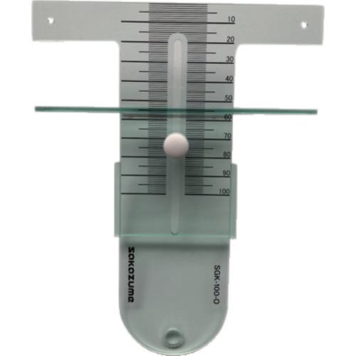 ■SAKAZUME 可動式スライドゲージ0-100〔品番:8405〕【6597227:0】[店頭受取不可]