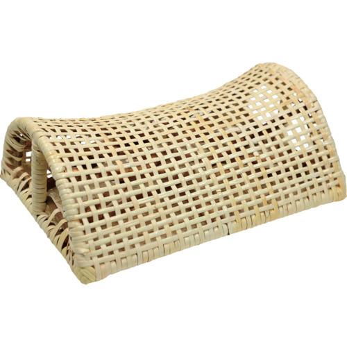 ■大島屋 籐半円枕 30x20x10cm〔品番:334307〕【6608733:0】[店頭受取不可]