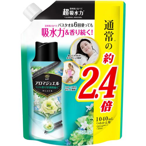 ■P&G 洗濯ビーズ レノア アロマジュエル 香り付け専用ビーズ パステルフローラル&ブロッサム つめかえ用 特大 1040ml《7個入》〔品番:242198〕【6609584×7:0】[送料別途見積り][掲外取寄][店頭受取不可]