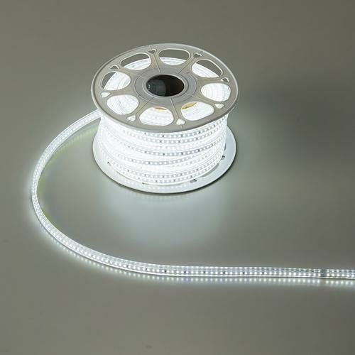 ■緑十字 LEDロープライト(両面発光タイプ) LED発光色:白 長さ10m〔品番:275014〕【6634166:0】[法人・事業所限定][外直送元][店頭受取不可]