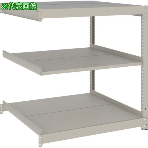 ■TRUSCO スチールラック 薄板ラック(棚板分割タイプ、耐荷重100Kg)1200×875×H900 3段連結 ネオグレー〔品番:UL3493B〕【6637702:0】[店頭受取不可]