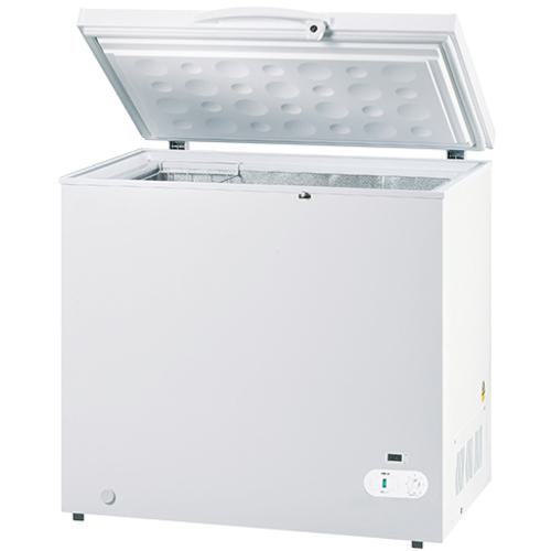 ■緑十字 ノンフロン冷凍庫 チェストフリーザー 193L 895×585×856mm〔品番:375993〕【6642827:0】[法人..