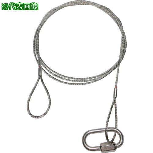 ■共成 落下防止ステンレスワイヤー線径3mm(2本セット)900L〔品番:39002S〕【6642859:0】[法人・事業所限定][直送元][店頭受取不可]