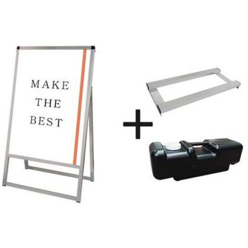 ■TOKISEI バリウススタンド看板 B1片面 ウエイトアーム・水タンクセット〔品番:VASKACB1K3SET〕【6643285:0】[送料別途見積り][法人・事業所限定][外直送][店頭受取不可]