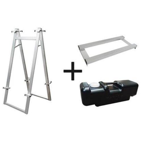 ■TOKISEI アルミフリーイーゼル430両面 ウエイトアーム・水タンクセット〔品番:AFEZ430R3SET〕【664376..