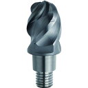 ■三菱 4枚刃難削材加工用 超硬制振ボールヘッド12mm (コート品) EP7020〔品番:IMX12B4HV12012〕【6646077:0】[送料別途見積り...