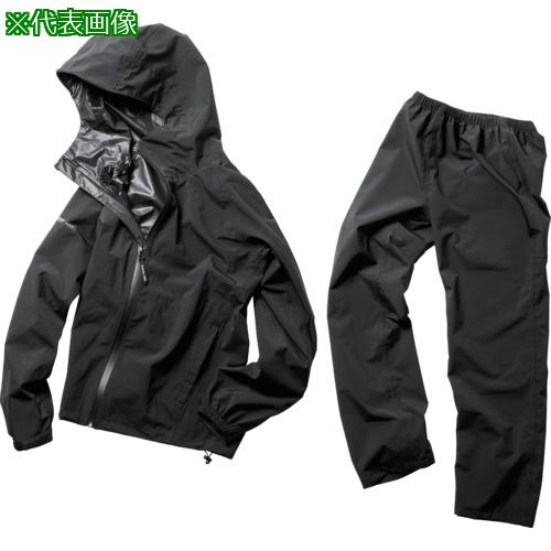 ■Makku フレックスフィットレインスーツ ブラック LL〔品番:AS51303I〕【6672009:0】[店頭受取不可]