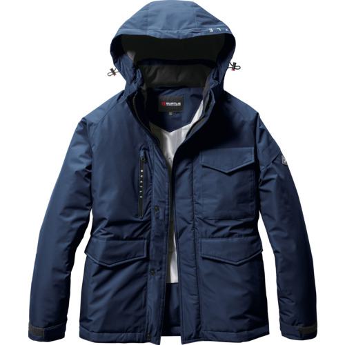 ■BURTLE 防水防寒ジャケット7620-3-Lネイビー〔品番:76203L〕【6688531:0】[店頭受取不可]