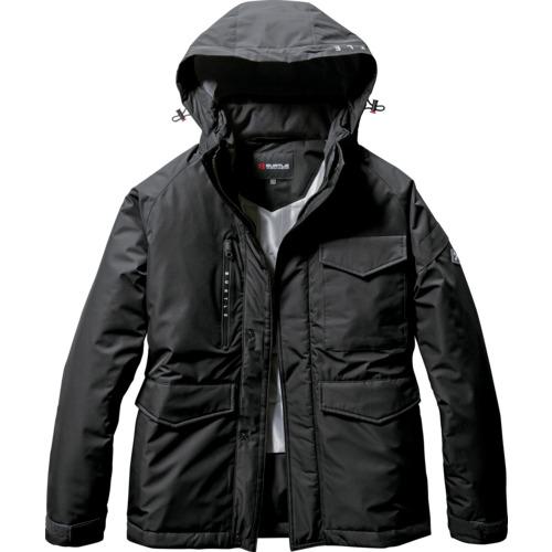 ■BURTLE 防水防寒ジャケット 7620-35-XLブラック〔品番:762035XL〕【6688538:0】[店頭受取不可]