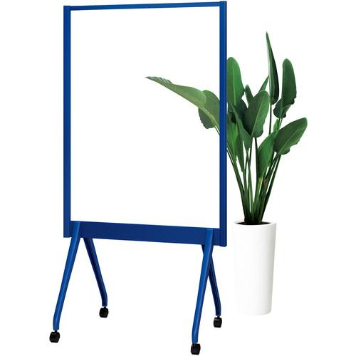 ■PLUS 衝立型アクリルパーティション 428618)パーティションホワイトボード ALKU 透明アクリルタイプ ALKB-0912AAK-NB〔品番:ALK...