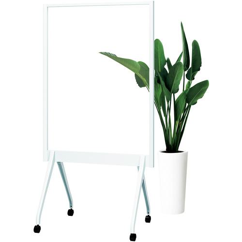 ■PLUS 衝立型アクリルパーティション 428619)パーティションホワイトボード ALKU 透明アクリルタイプ ALKB-0912AAK-LG〔品番:ALK...