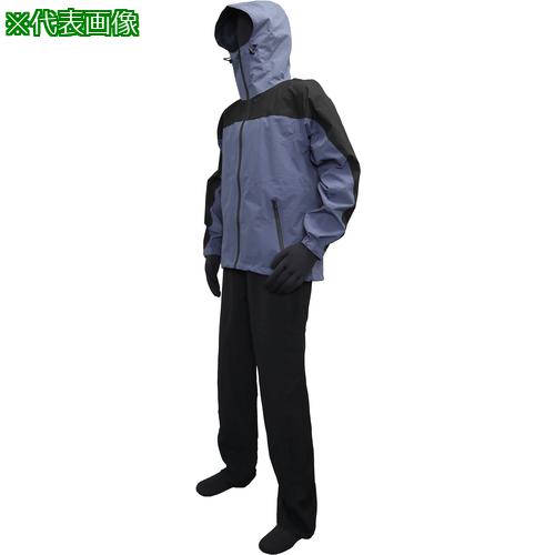 ■川西 ストレッチレインスーツ ネイビー Mサイズ〔品番:3527NBM〕【6698770:0】[送料別途見積り][掲外取寄][店頭受取不可]