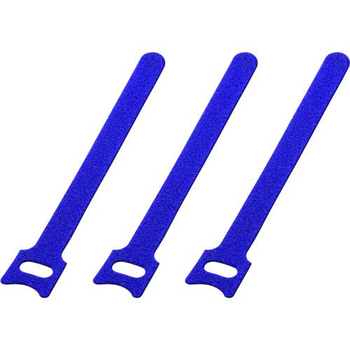 ■BUFFALO 結束バンド(3本)/ブルー/長さ150mm〔品番:BCAKV150BL3〕【6698780:0】[送料別途見積り][掲外取寄][店頭受取不可]