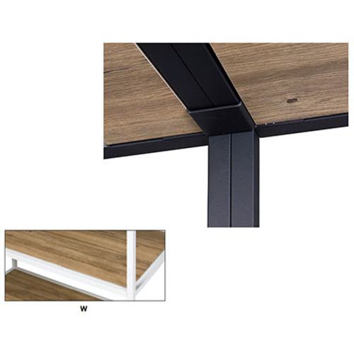 ■NAIKI 横連結金具 シェルフラック〔品番:RGARW〕【6719871:0】[送料別途見積り][掲外取寄][店頭受取不..