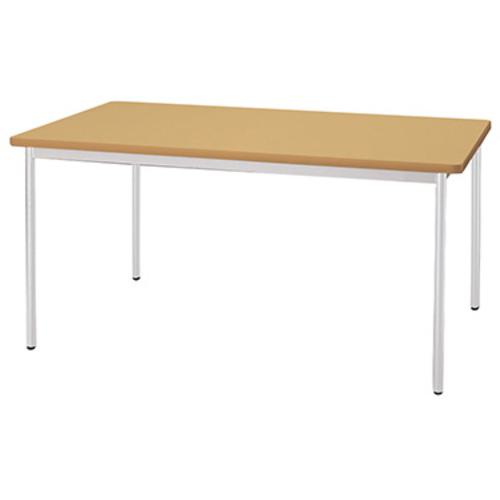 ■NAIKI ミーティングテーブル KMY型/天板:シルクウッド 脚:クリアーホワイト/W1500×D750×H720〔品番:KMY1575WSN〕【6721399:0】[送料別途見積り][掲外取寄][店頭受取不可]