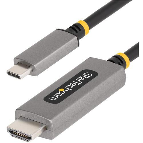 ■スターテック USB-C - HDMI 2.1変換ケーブル/3m/8K/DP Alt/USB4 TB 3/4/ディスプレイコンバーター〔品番:136BUSBCHDMI213M〕【6768054:0】[法人・事業所限定][外直送元][店頭受取不可]