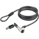 ■StarTech セキュリティーワイヤーロック/2m/シリンダー錠/Noble Wedgeスロット対応/ノートパソコン ノートブックPC〔品番:NBLWKLA...