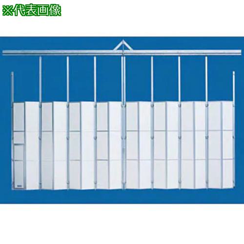 ■ゲート工業 単管取付ミニパネルゲート 高さ4.5mX間口6.3m 全面パネル〔品番:SG3P163〕【6772824:0】[送料別途見積り][法人・事業所限定][外直送][店頭受取不可]