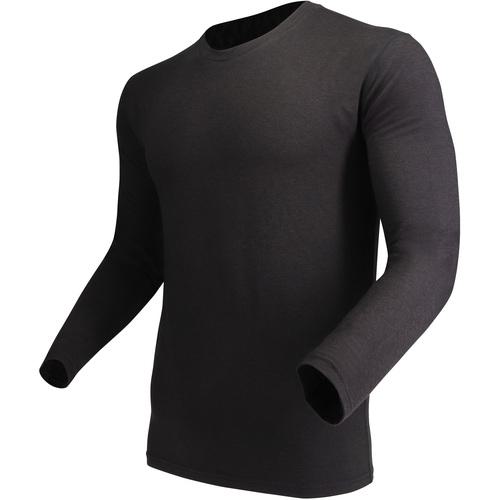 ■おたふく 発熱吸汗速乾クルーネックシャツ〔品番:JW155113L〕【6790185:0】[送料別途見積り][掲外取寄][店頭受取不可]