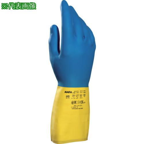 ■【在庫限り】MAPA 耐薬品ゴム手袋 ALTO405 XLサイズ 〔品番:34405210〕【6793032:0】[店頭受取不可]