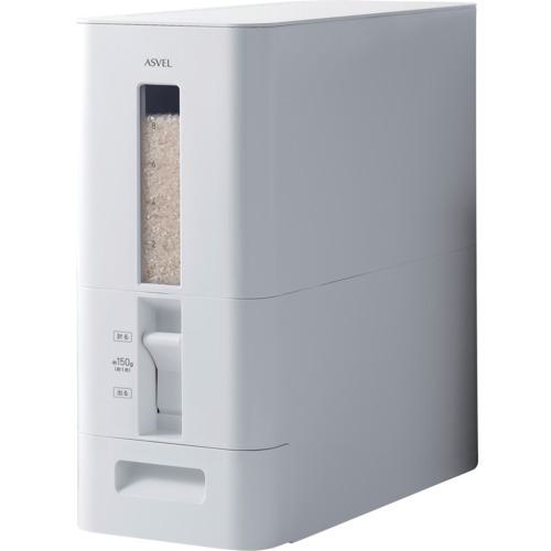 ■ASVEL 米びつ S計量米びつ12Kg〔品番:752803〕【6821970:0】[店頭受取不可]