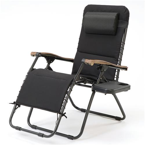 ■グリーンクロス サイドテーブル付きリクライニングチェア〔品番:6300056470〕【6826471:0】[送料別途..