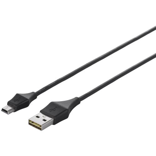 ■BUFFALO どっちもUSB2.0ケーブル (A to miniB) 2.0m〔品番:BSUAMNDU220BKA〕【6830337:0】[送料別途見..