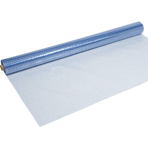 ■スワロン ハイパーカーテン 糸入 防炎 透明 0.25mm×2030mm×50m巻(1.5cmます目)〔品番:HCTIF02203050A1..