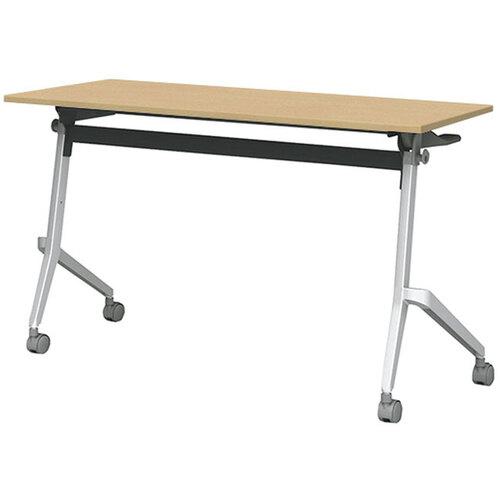 ■IRIS ミーティングテーブル FT89 幕なし 棚なし W1500XD450XH720 ナチュラル〔品番:FT89D1545N〕【6860954:0】[送料別途見積り][掲外取寄][店頭受取不可]