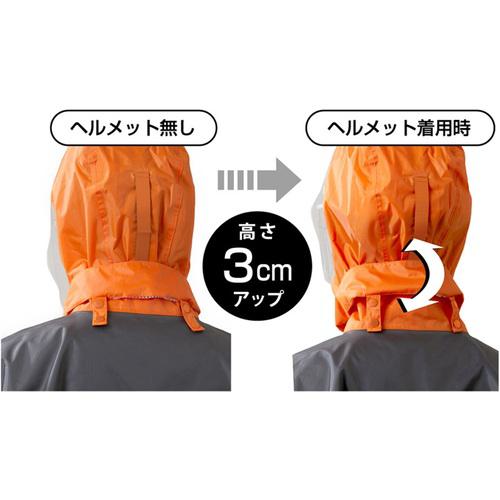 ■TRUSCO ベンチレーション(通気口)付レインスーツ シルバー 3L TRW360713L(8564327)