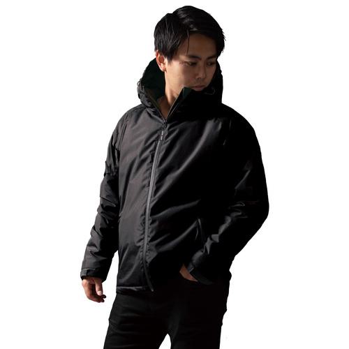 ■Makku ダミング防水防寒ジャケット ブラック L〔品番:AS37502I〕【6869660:0】[送料別途見積り][掲外取寄][店頭受取不可]