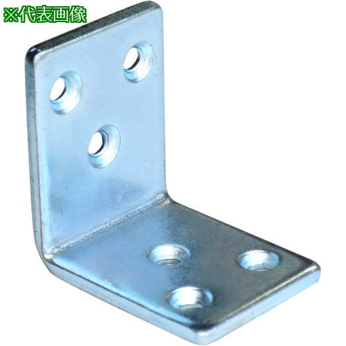 ■DAIDOHANT ユニクロ 巾広金折「10枚入」 (W)30×(A)40×(B)40mm (厚み:t)3.2mm〔品番:10103221〕【6877558:0】[送料別途見積り][掲外取寄][店頭受取不可]